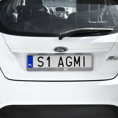 Ramka Tablicy Rejestracyjnej Szczotkowane Aluminium Ramki Pod Tablice