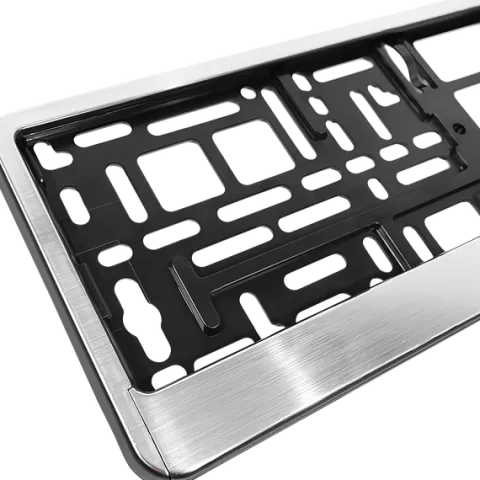 Ramka Tablicy Rejestracyjnej Szczotkowane Aluminium Ramki Pod Tablice