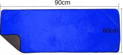 RĘCZNIK Z MIKROFIBRY DO OSUSZANIA SAMOCHODU 90x60CM DELIKATNY PUSZYSTY