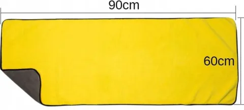 RĘCZNIK Z MIKROFIBRY DO OSUSZANIA SAMOCHODU LAKIERU DELIKATNY 90x60CM