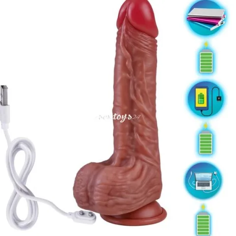 Realistyczny Penis Wibrator Posuwisty Na Pilota Aplikacje App Smartfon