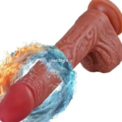 Realistyczny Penis Wibrator Posuwisty Na Pilota Aplikacje App Smartfon