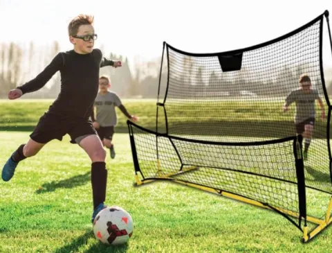 Rebounder bramka piłkarska 2w1 treningowa