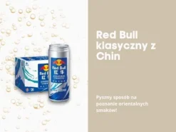 Red Bull niebieski chiński napój energetyczny 250ml