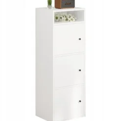 Regał industrialny stojący biały 138 cm