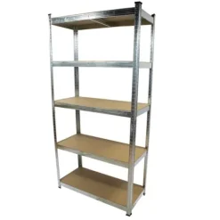 Regał magazynowy metalowy 150×75×30 cm – 5 półek, nośność 875 kg RM-035-1