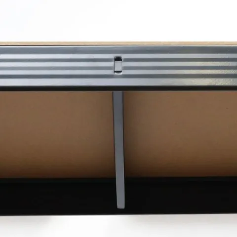 Regał magazynowy metalowy czarny 2w1 5 jasnych półek 150x75x30 cm