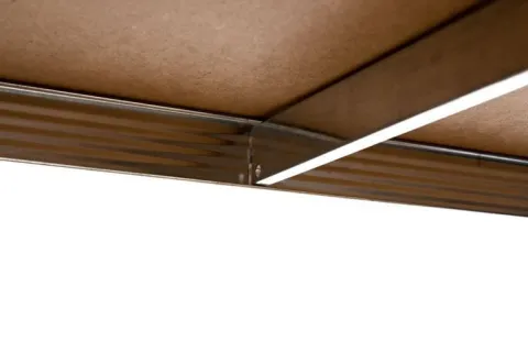 Regał magazynowy metalowy 2w1, 5 półek 180x90x40 cm