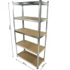 Regał magazynowy stalowy 180 cm – 5 półek, mocny, do garażu, piwnicy, udźwig 875 kg, RM-033-1