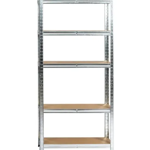 Regał metalowy do garażu piwnicy magazynowy zestaw 2 sz. 70x30x154 srebrny