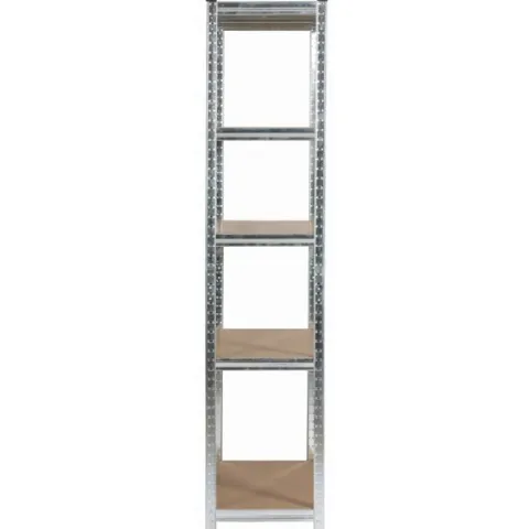 Regał metalowy do garażu piwnicy magazynowy zestaw 2 sz. 90x40x180 srebrny