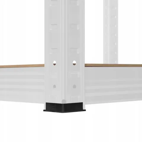 Regał metalowy magazynowy 5 półek 180x90x40 biały do 750 kg