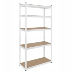 Regał metalowy magazynowy 5 półek 180x90x40 biały do 750 kg