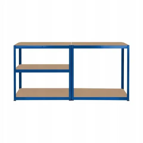 Regał metalowy magazynowy 5 półek 180x90x40 niebieski do 750 kg