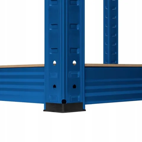 Regał metalowy magazynowy 5 półek 180x90x40 niebieski do 750 kg