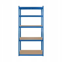 Regał metalowy magazynowy 5 półek 180x90x40 niebieski do 750 kg