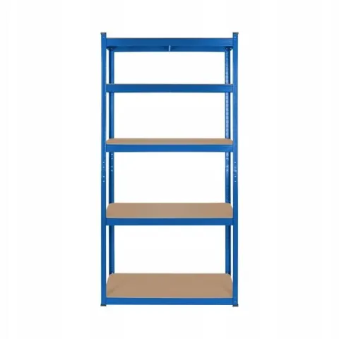Regał metalowy magazynowy 5 półek 180x90x40 niebieski do 750 kg