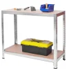 Regał metalowy magazynowy warsztatowy biurowy do garażu 135kg 150x75x30cm