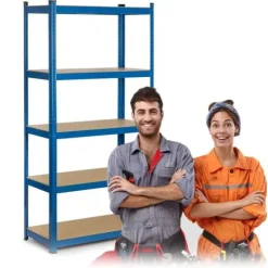 Regał metalowy magazynowy 180 x 90 x 40cm Humberg 4848