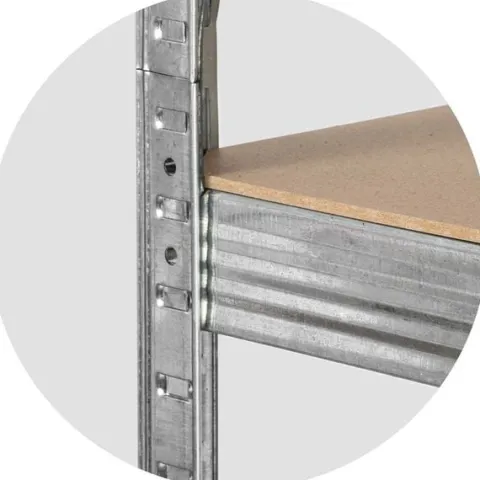 Regał metalowy magazynowy 180 x 90 x 30 cm Humberg 4843