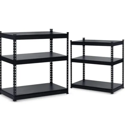 Regał metalowy magazynowy 183 x 90 x 45 cm Humberg HR-700 czarny
