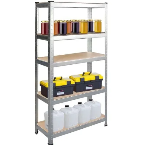 Regał metalowy magazynowy 180 x 90 x 40 cm Humberg HR-812