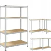 REGAŁ METALOWY MAGAZYNOWY 150x75x30cm 4 PÓŁKI MDF 150kg 600kg DO GARAŻU
