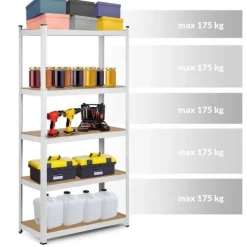 Regał metalowy magazynowy 180 x 90 x 30 Humberg 4844