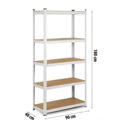Regał metalowy magazynowy 180 x 90 x 40 Humberg 4847