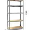 Regał metalowy magazynowy zestaw 2 szt 150 x 75 x 30 cm Humberg HR-810