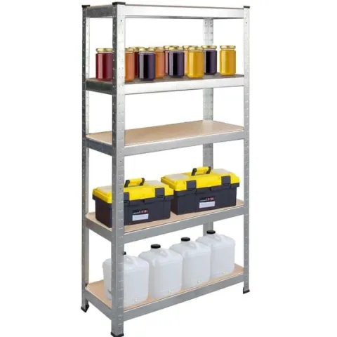Regał metalowy magazynowy zestaw 2 szt 150 x 75 x 30 cm Humberg HR-810