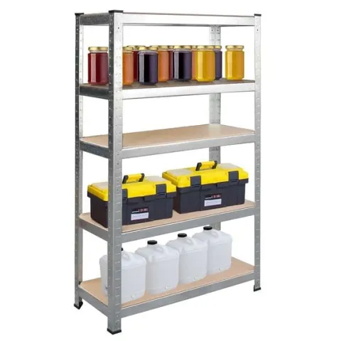 Regał metalowy magazynowy zestaw 2 szt 180 x 90 x 40 cm Humberg HR-812