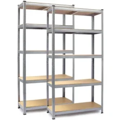 Regał metalowy magazynowy zestaw 2 szt 180 x 90 x 40 cm Humberg HR-812