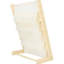 Regał na książki dla dzieci, 80 cm organizer 5 półek, drewniany