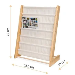Regał na książki dla dzieci stojak półka 79cm