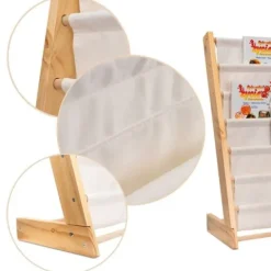 Regał na książki dla dzieci stojak półka 79cm