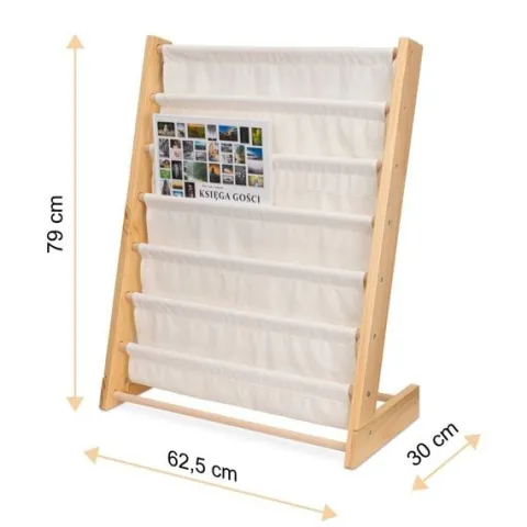 Regał na książki dla dzieci stojak półka 79cm