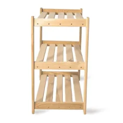 Regał R5 Magazynowy Drewniany Do Spiżarni Piwnicy 3 Półki Sosna 62cm