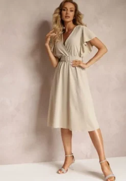 Renee Jasnobeżowa Sukienka damska S/M