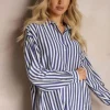 Renee Niebieska Koszula damska