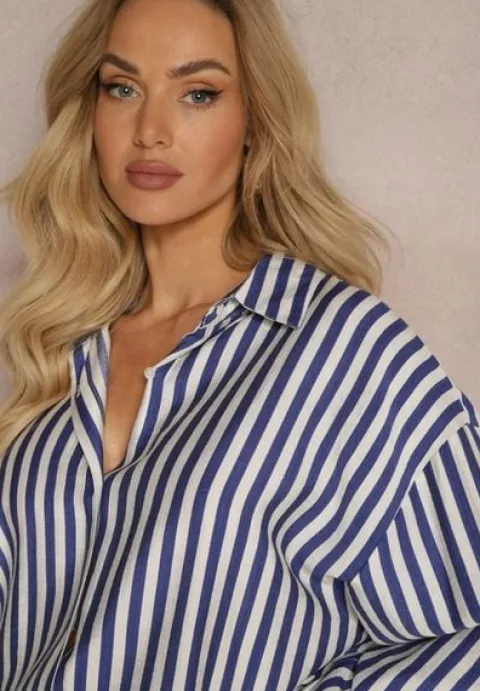 Renee Niebieska Koszula damska