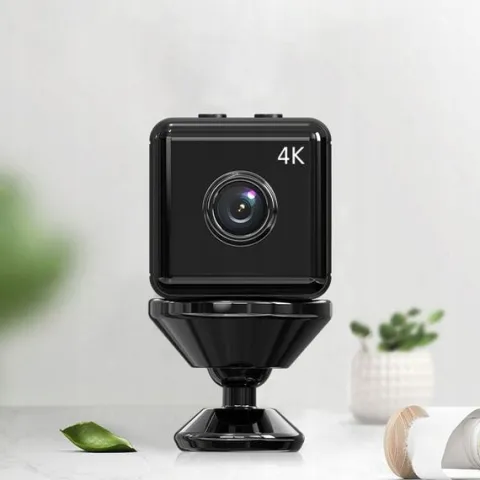 Renew Force Kamera szpiegowska DC-111, Mini kamera panoramiczna WiFi 4K