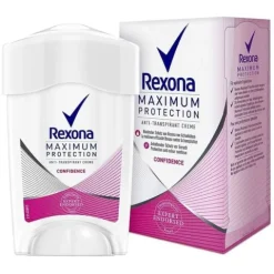 Rexona Zestaw Confidence Kremowy Antyperspirant w Sztyfcie Damski 45ml