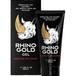 RHINO GOLD GEL ŻEL POWIĘKSZAJACY PENISA MOCNA EREKCJA POTENCJA ORYGINAL 50