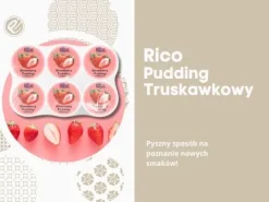 Rico Strawberry Pudding deser truskawkowy na wodzie kokosowej