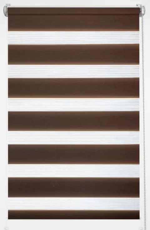 Roleta Dzień i Noc DECORI 80X230 06 brązowa