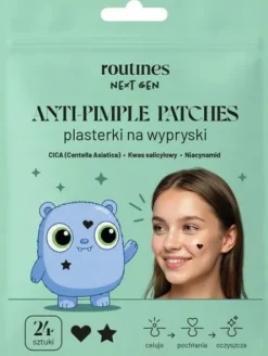 ROUTINES NEXT GEN PLASTRY NA WYPRYSKI Z WĄKROTKĄ AZJATYCKĄ 24 SZT