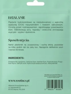 ROUTINES NEXT GEN PLASTRY NA WYPRYSKI Z WĄKROTKĄ AZJATYCKĄ 24 SZT