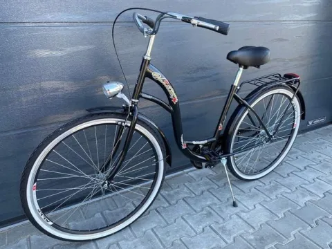 Rower Damka Damski Retro Miejski Męski Vanessa 28 Polski Producent
