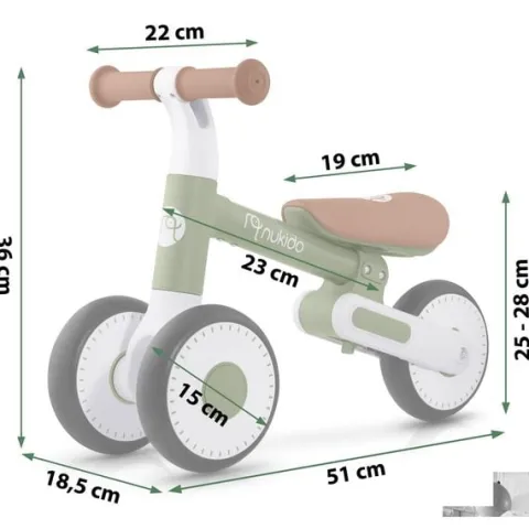 Rowerek biegowy dla dzieci Nukido NK-603